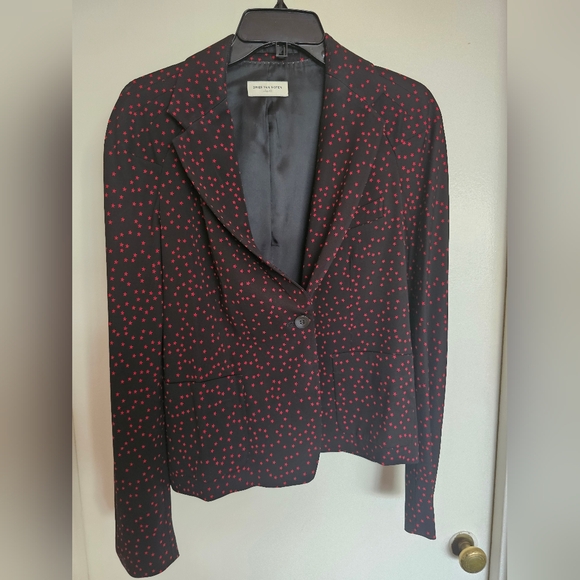 Dries Van Noten LN Runway Black Star Jacket Coat Blazer Sz 42 - Picture 4 of 9